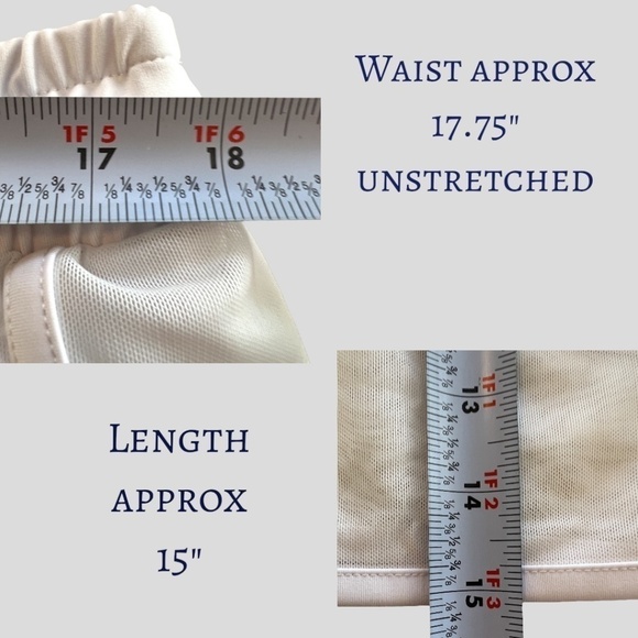 TOMMY HILFIGER Pull On Drawstring Waist Mesh Skort In White-XL/NWT - Picture 12 of 12